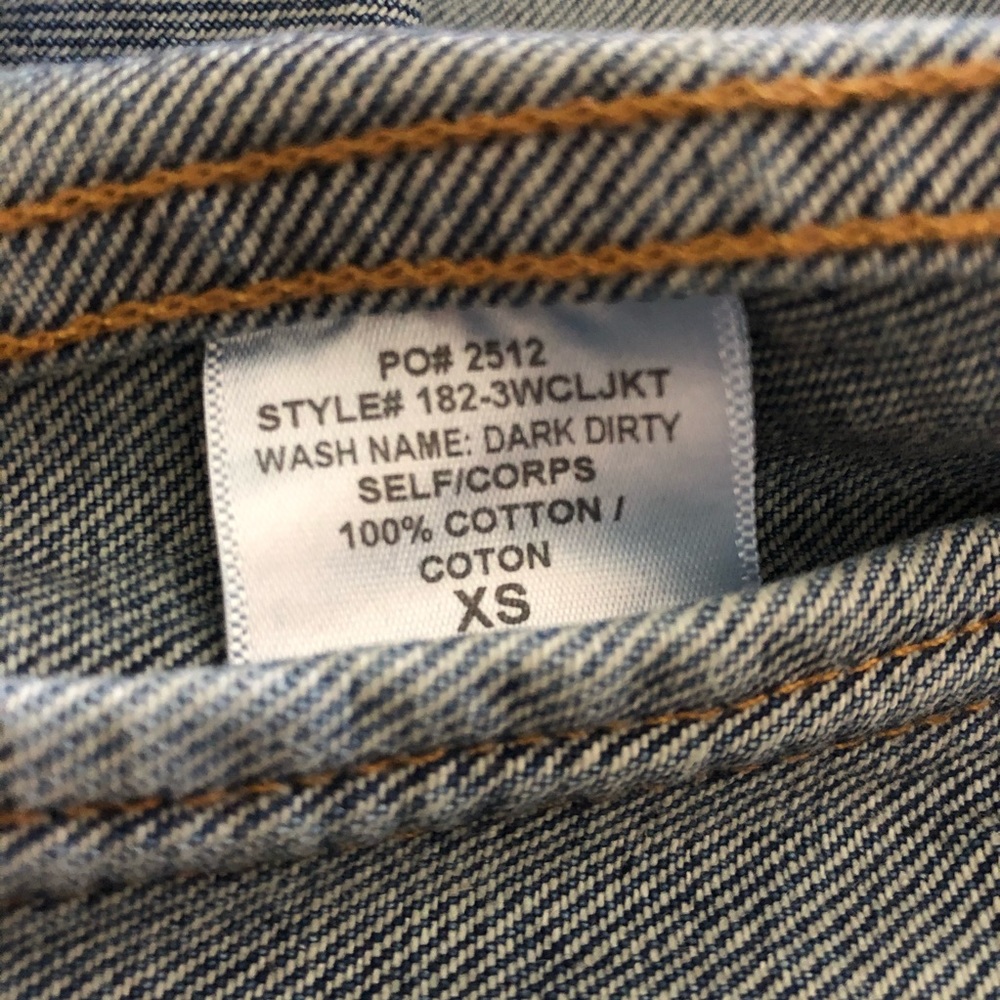 Re/done Denim Jacket Size XS - Picture 6 of 7